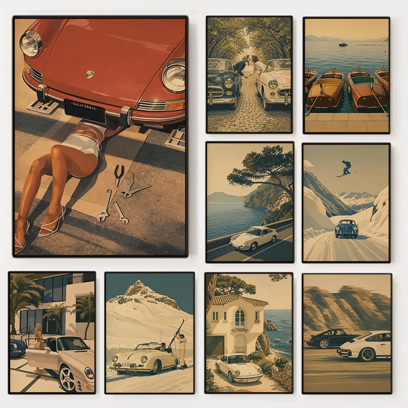 Luxury Lifestyle Picture - Poster di Viaggio Retrò di Lusso