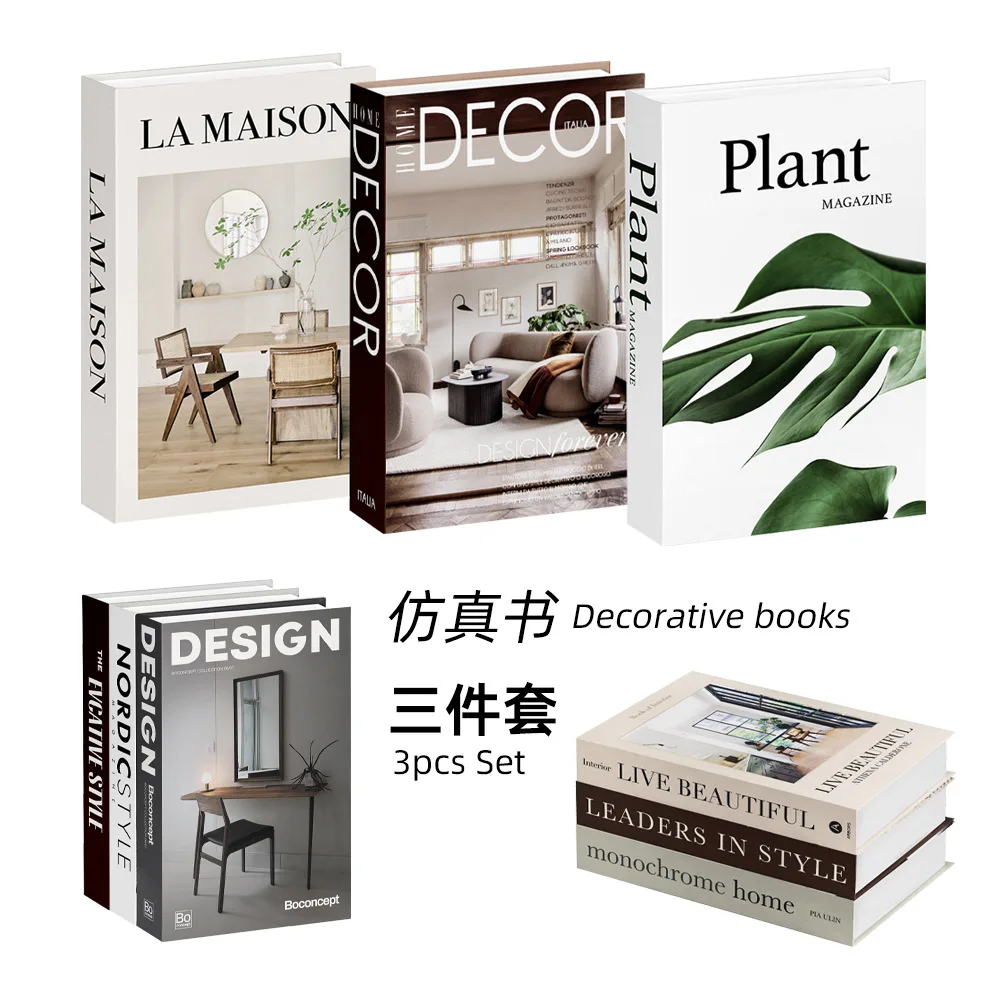 Quiet Luxury Lifestyle - Set di 3 Libri Decorativi di