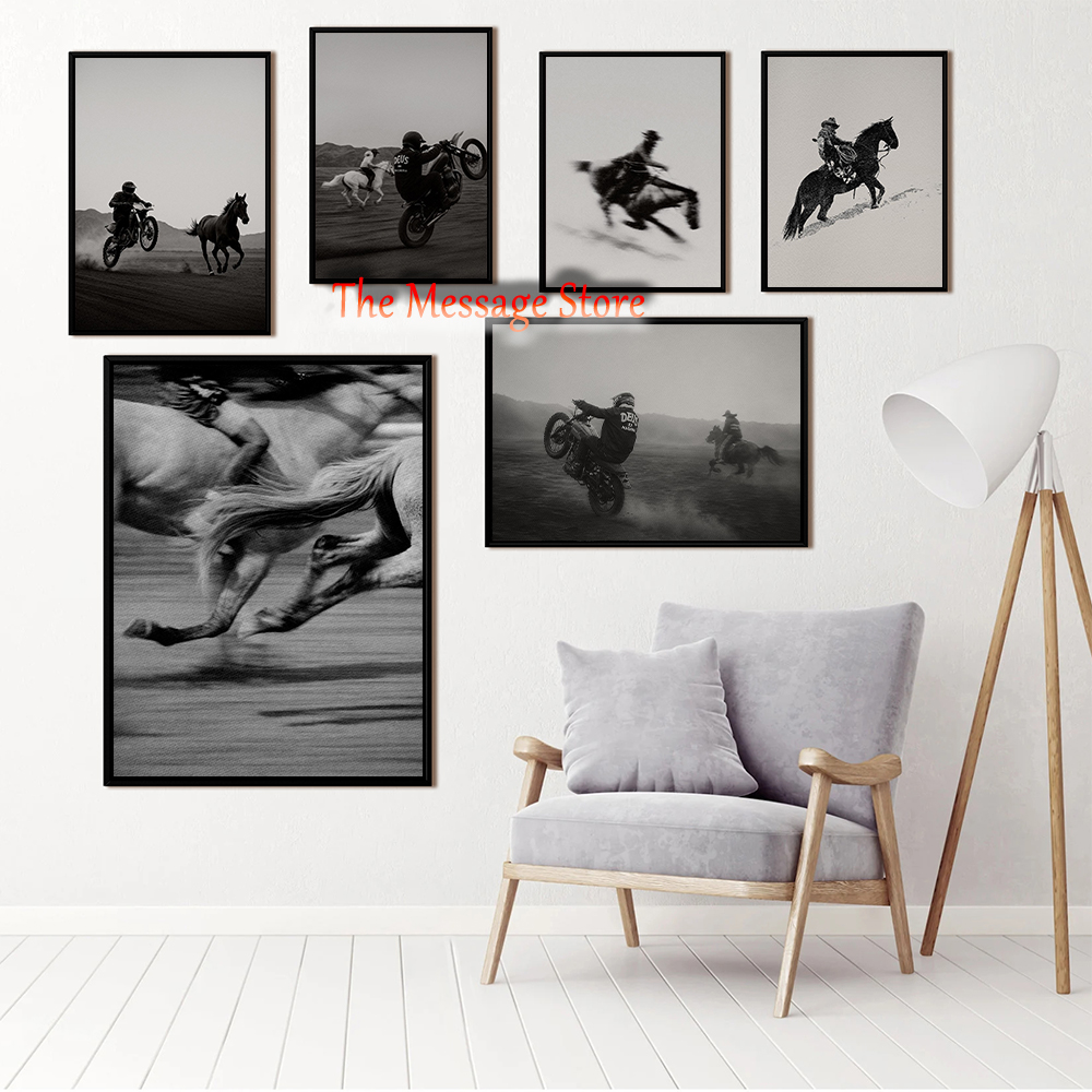 Luxury Lifestyle Photos - Poster di Moto e Cavalli in
