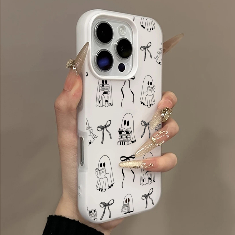 Apple Iphone 15 - Custodia per telefono con simpatico fantasma