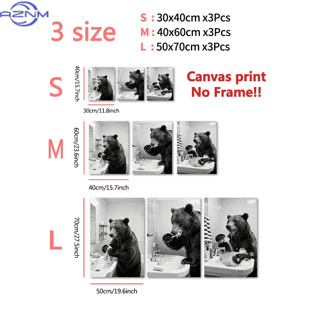 Luxury Lifestyle Picture - Set di 3 Poster su Tela